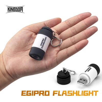 Kingdom Đèn Pin led uv mini Sạc usb Chống Thấm Nước Nhỏ Gọn Cho Câu Cá Bão Biển Mực