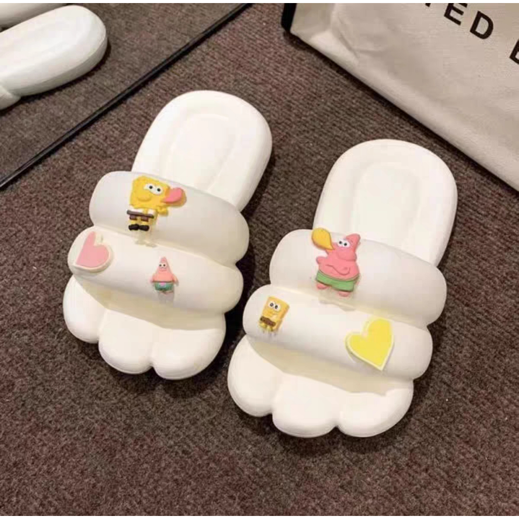 YAOLI  Dép Đế Dày Chống Trượt Thời Trang Dễ Thương Dành Cho Học Sinh