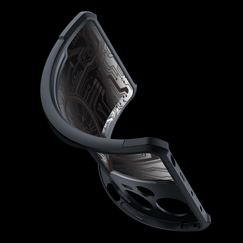 Ôp Điện Thoại Trong Suốt Chống Sốc Hình Đồng Hồ Cho Xiaomi POCO F5 Pro X5 X4 F4 M4 X3 NFC GT 4G 5G M5S C40 C50 C51 C65 Ốp