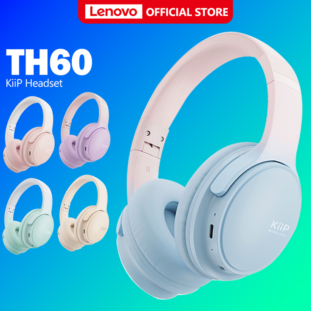 Tai Nghe bluetooth 5.3 Không Dây lenovo X kiip th60 Cổng 3.5mm