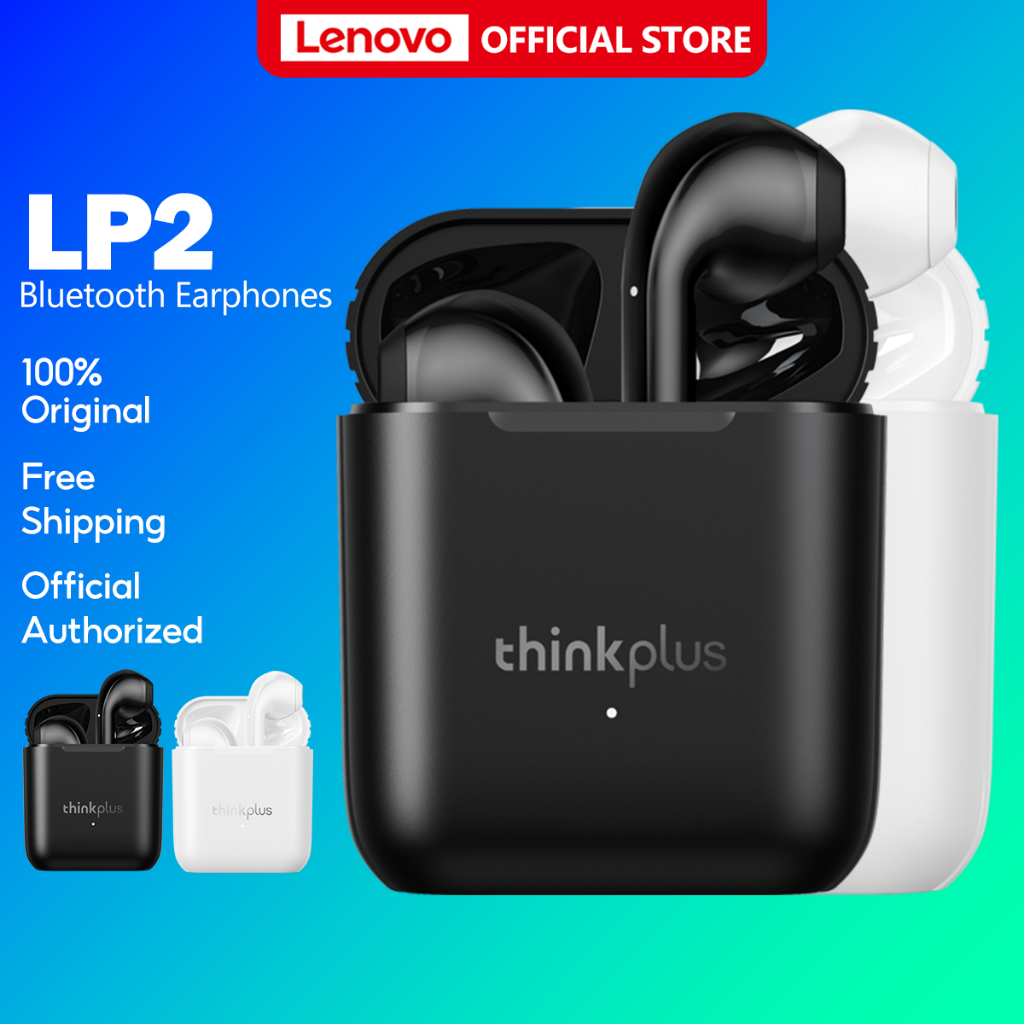 Tai Nghe Bluetooth 5.0 Không Dây Âm Thanh Nổi HD Chống Nước Ipx5 Có Mic Cho Lenovo LP2