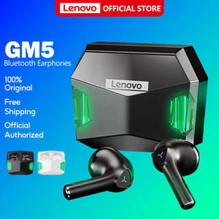 Tai nghe Bluetooth Lenovo GM5 Bluetooth 5.0 Âm thanh nổi HD có độ trễ thấp với micrô