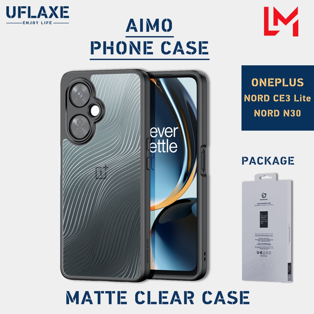 UFLAXE AIMO Ốp Cho OnePlus Nord CE 3 Lite 5G / Nord N30 Ốp Lưng Điện Thoại Cứng Chống Sốc Mờ Trong Suốt Chống Ố Vàng Chống Trượt Ốp Bảo Vệ Toàn Diện