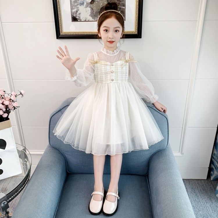 Đầm công chúa tay dài xinh xắn dành cho bé gái