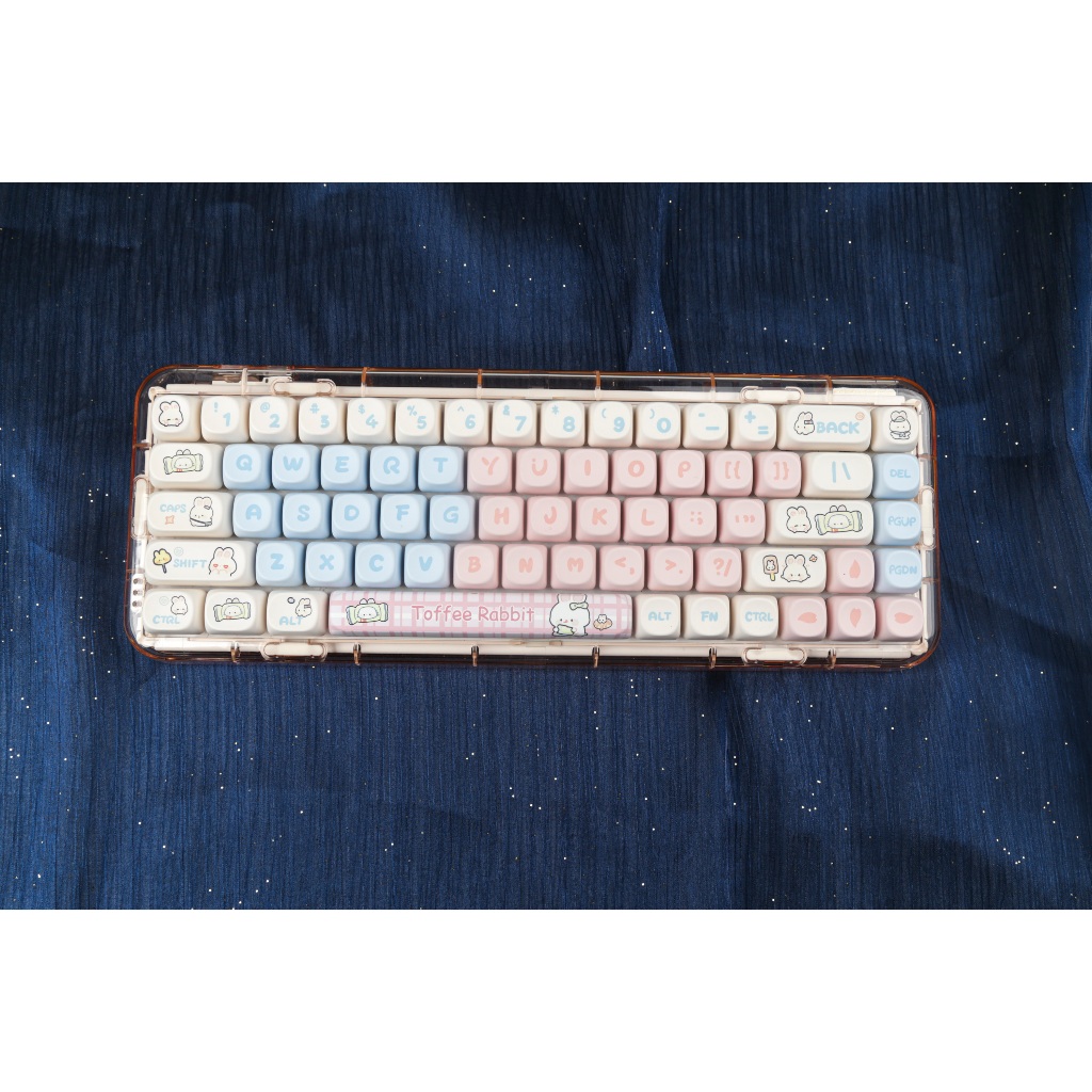 Toffee keycaps MOA profile Dye-Sublimation PBT  keycap 139keys