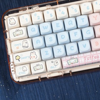 Toffee keycaps MOA profile Dye-Sublimation PBT keycap 139keys