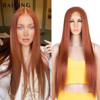  Bộ Tóc Giả Bằng Ren Tổng Hợp 30"Bộ Tóc Giả Dài Thẳng Nhuộm Màu ombre Thời Trang Cho Nữ 