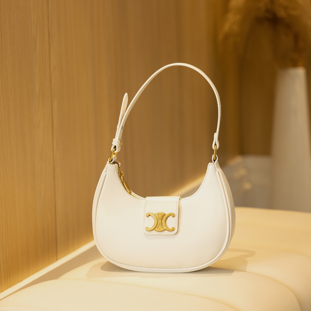 F Túi Đeo Vai Bằng Da Bò Thật Vòng Cung de triomphe Cho Nữ Giới gf777777-3302