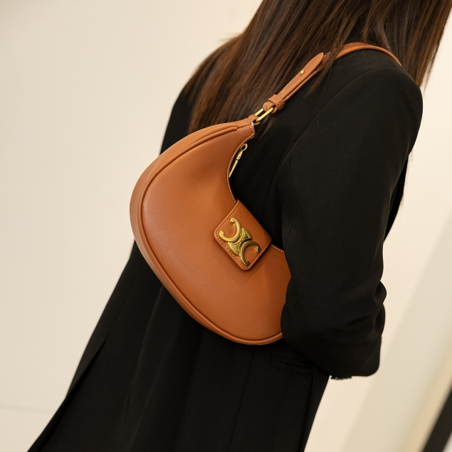 F Túi Đeo Vai Bằng Da Bò Thật Vòng Cung de triomphe Cho Nữ Giới gf777777-3302