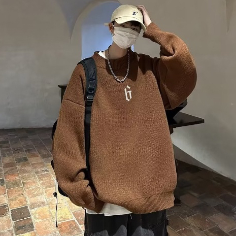 Áo sweater Dệt Kim Cổ Cao Dày Dặn Phong Cách Hàn Quốc Thời Trang Mùa Đông Cho Nam