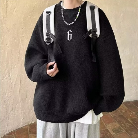 Áo sweater Dệt Kim Cổ Cao Dày Dặn Phong Cách Hàn Quốc Thời Trang Mùa Đông Cho Nam