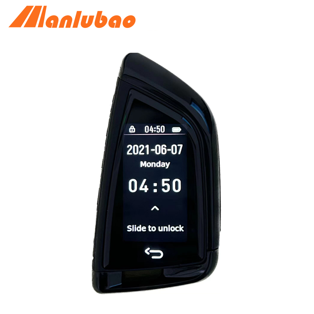 Manlubao Nút Nhấn Khởi Động Không Chìa Khóa Thông Minh Màn Hình lcd Sang Trọng Cho bmw benz toyota honda mazda nissan