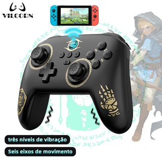 Switch Pro Tay cầm chơi Game Bluetooth-Tương thích cho Nintendo Switch / Lite / OLED PC Bộ điều khiển trò chơi không dây Turbo Chức năng cần điều khiển