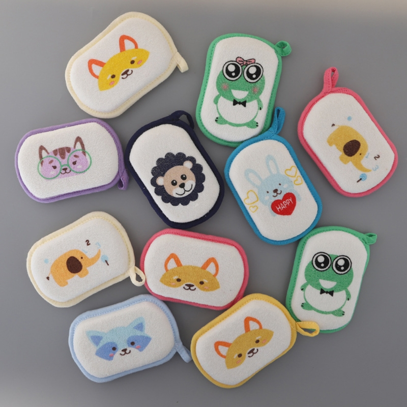 Bông Tắm Bọt Biển Mềm Mại Dành Cho Bé Sơ Sinh