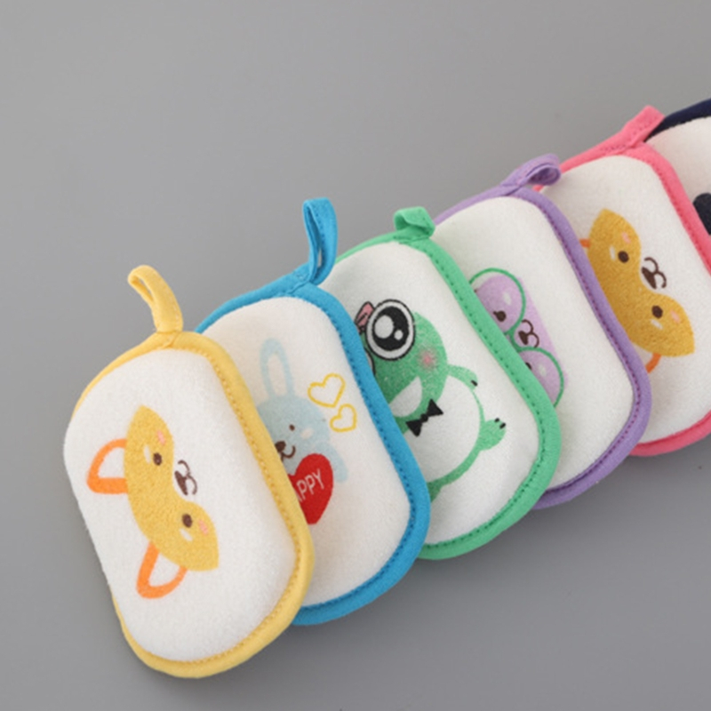 Bông Tắm Bọt Biển Mềm Mại Dành Cho Bé Sơ Sinh