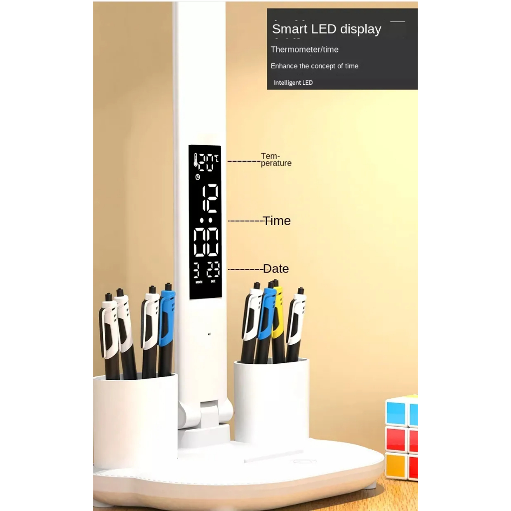 Sada Đèn bàn có quạt nhỏ, chuyên dụng cho học tập, ký túc xá sinh viên, đèn ngủ cắm bảo vệ mắt, đèn bàn đọc sách đa năng