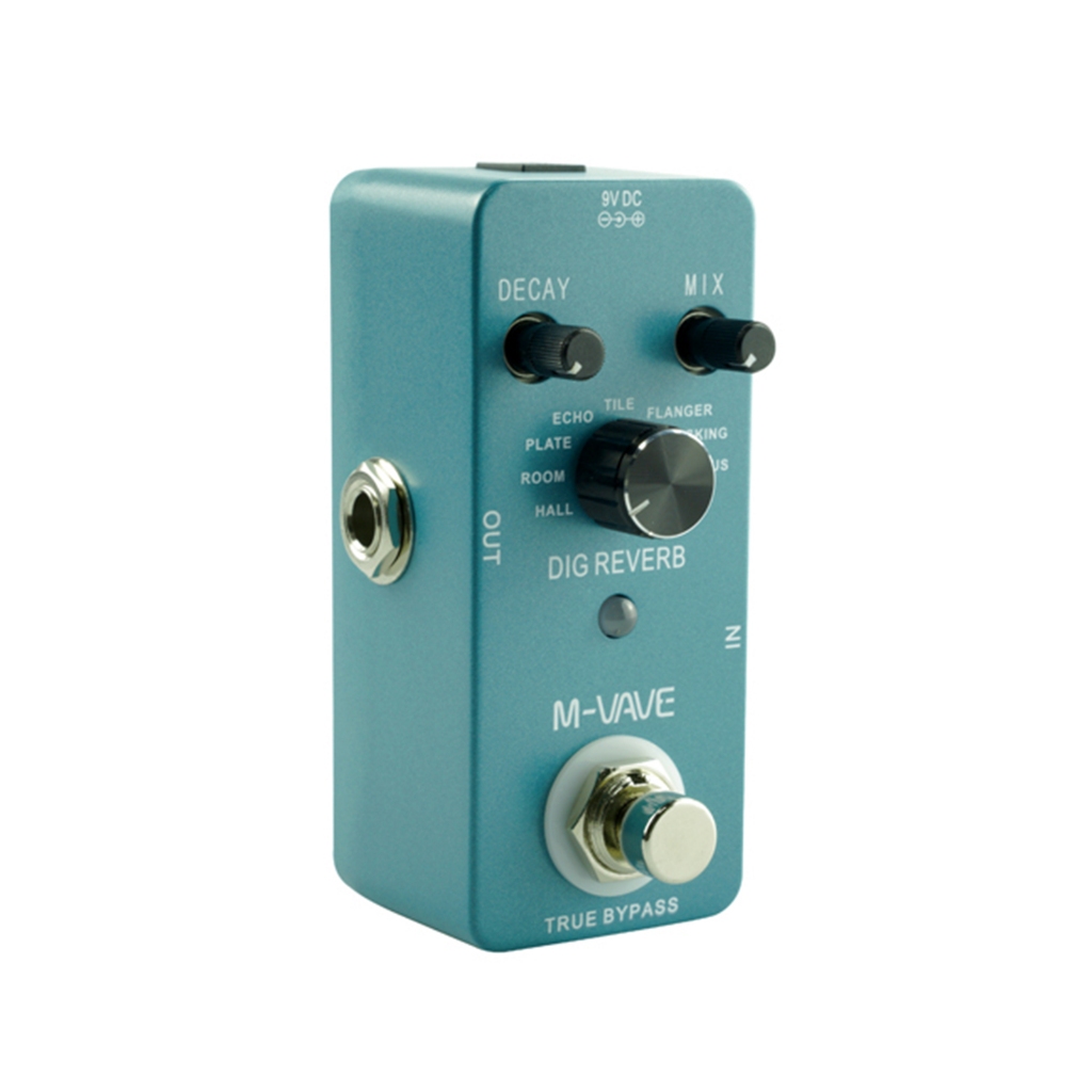 Thiết Bị Phơ Đàn Guitar Kỹ Thuật Số M-VAVE DIG Reverb 9 Loại Reverb