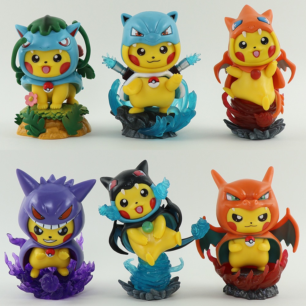 1 Mô Hình Nhân Vật Phim Hoạt Hình pokemon 12cm