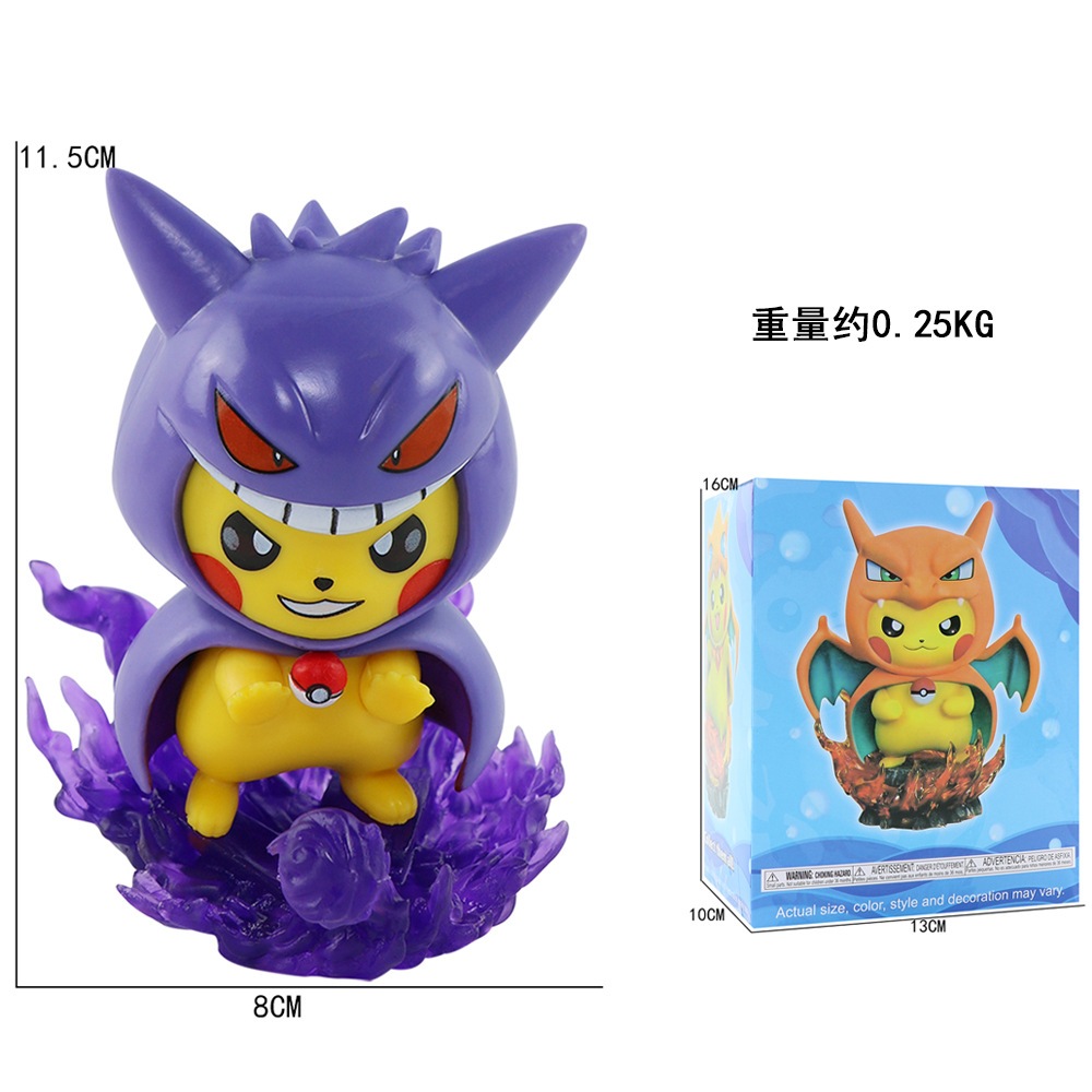 1 Mô Hình Nhân Vật Phim Hoạt Hình pokemon 12cm