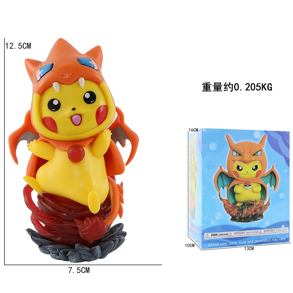 1 Mô Hình Nhân Vật Phim Hoạt Hình pokemon 12cm
