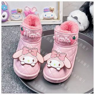  Giày Bốt Bông Ấm Áp Mùa Đông Họa Tiết Hoạt Hình melody melody Cho Bé Gái kuromi Một Bước 