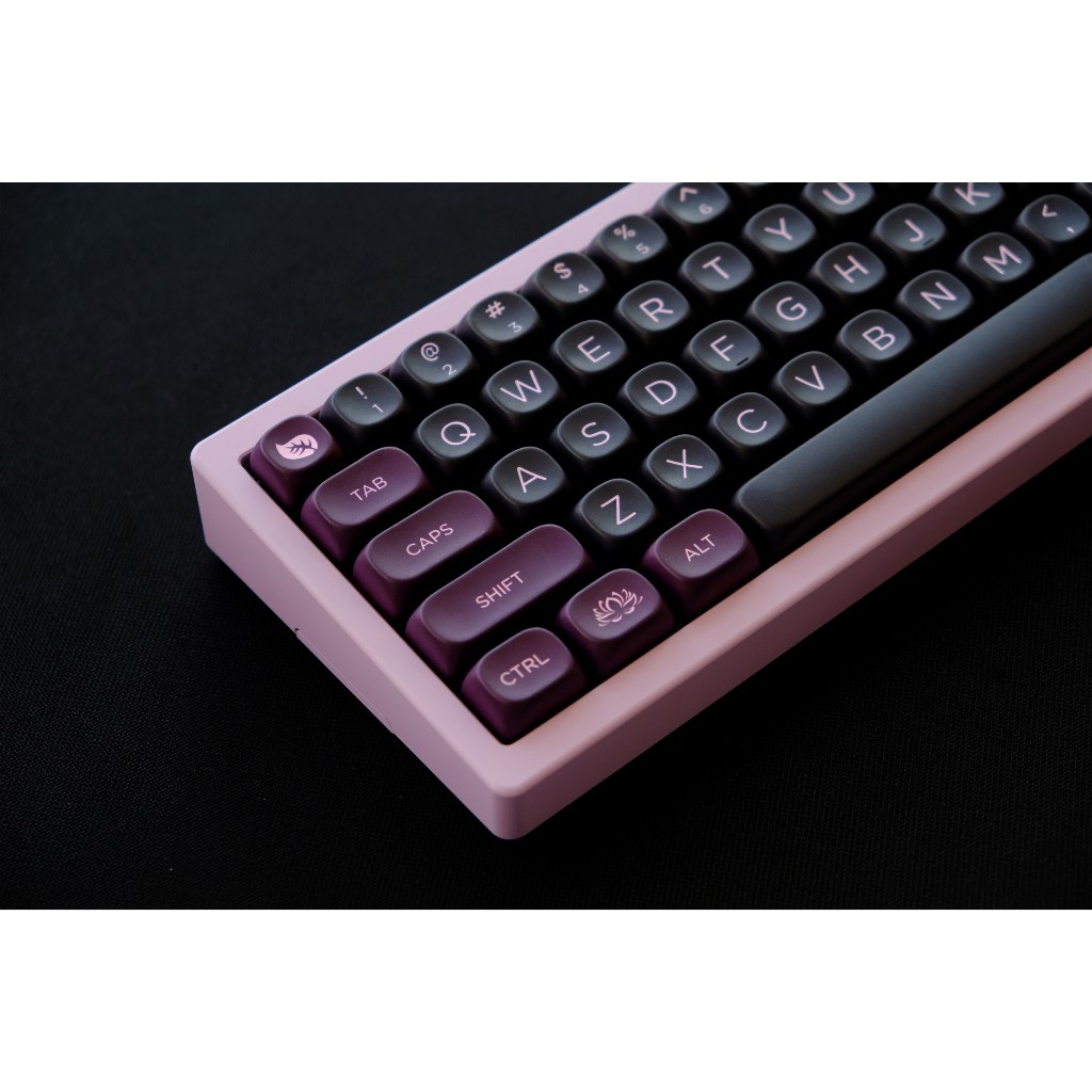 Keycaps sen đen GMK, 126 phím keycaps MOA Profile DYE-SUB Keycaps GMK cá nhân hóa cho bàn phím cơ