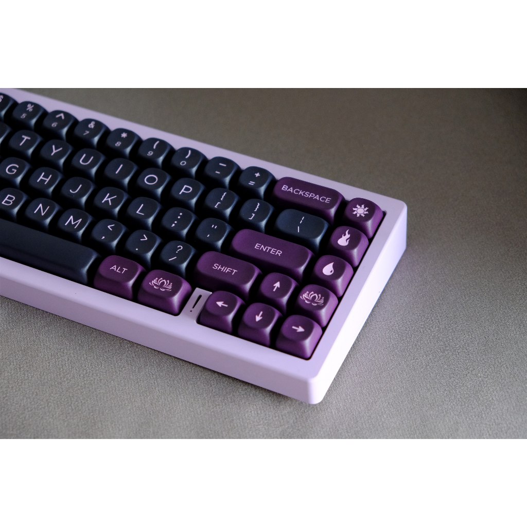 Keycaps sen đen GMK, 126 phím keycaps MOA Profile DYE-SUB Keycaps GMK cá nhân hóa cho bàn phím cơ