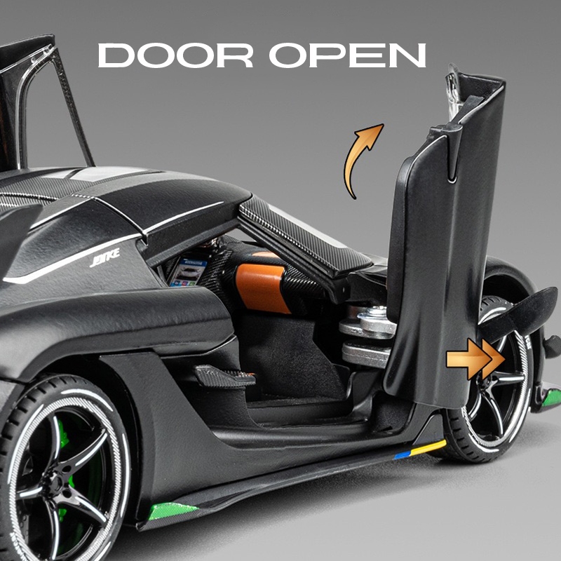 Mô Hình Xe Hơi koenigsegg jesko Bằng Hợp Kim Tỉ Lệ 1: 24