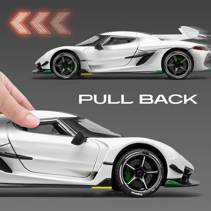 Mô Hình Xe Hơi koenigsegg jesko Bằng Hợp Kim Tỉ Lệ 1: 24