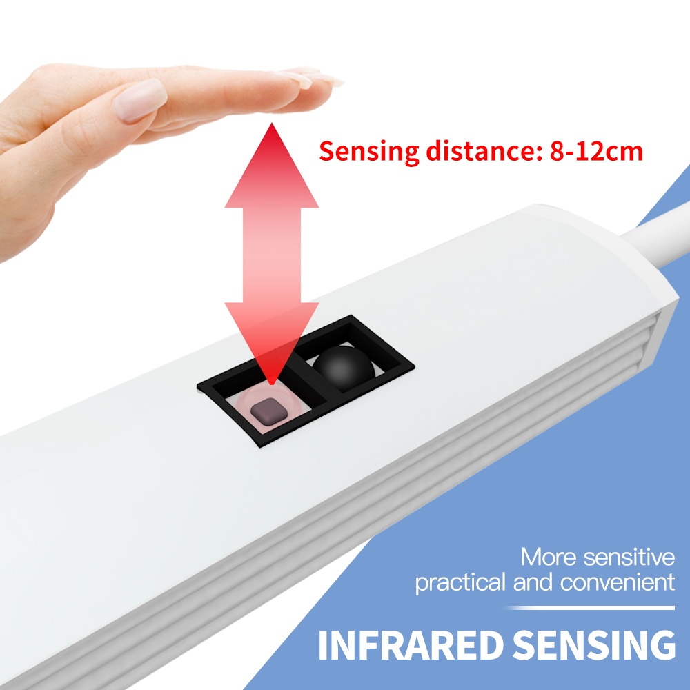 LED quét tay cảm ứng tủ ánh sáng USB cung cấp năng lượng nhà bếp phòng ngủ phòng khách trang trí ánh sáng 5V cực Dimmable Bedhead Mini Night Light