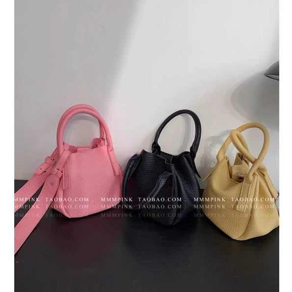 Yadou Túi Đeo Chéo Vai mini Bằng Da Mềm Họa Tiết Vỏ Quả Vải Đơn Giản Và Đa Năng Có Tay Cầm