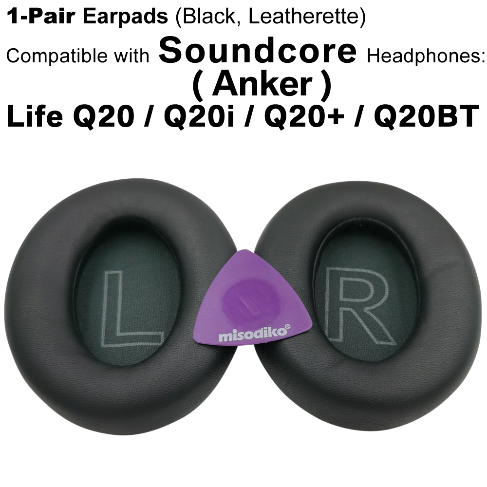 Tai nghe misodiko thay thế cho tai nghe Soundcore của Anker Life Q20, Q20 +, Q20i, Q20BT
