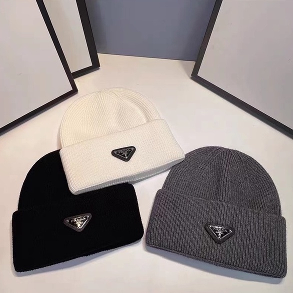 Pra Mũ beanie Dệt Kim Thời Trang Cho Nam Nữ