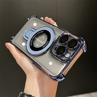 Ốp Điện Thoại Chống Sốc Có Giá Đỡ Từ Tính Cho iphone15 14 13 12 11 pro max 15 promax
