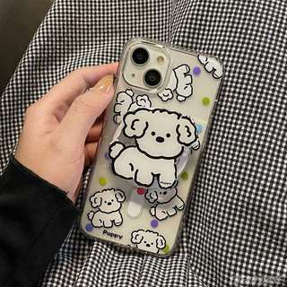 Ốp Điện Thoại acrylic Mềm Chống Sốc Có Giá Đỡ Từ Tính Cho iphone 15 14 13 12 11 pro max