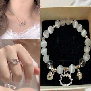Bộ trang sức 3 món họa tiết hello kitty dễ thương thời trang