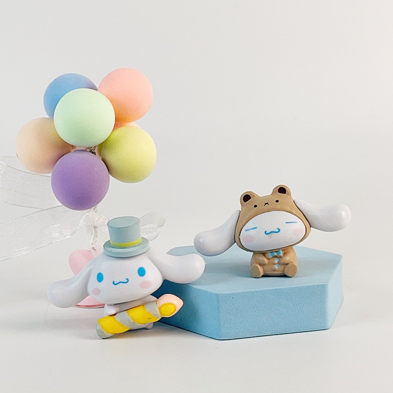 Set 6 Mô Hình Mô Phỏng Nhân Vật Hoạt Hình sanrio Nhật Bản 4-7cm