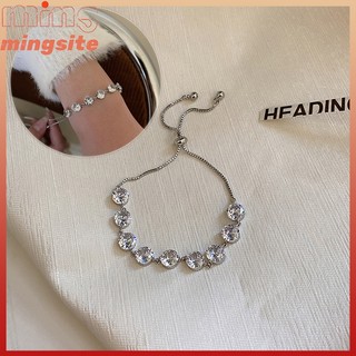 Thời trang mùa hè Zircon thanh lịch và thời trang cho phụ nữ Vòng đeo tay mini Khí chất đơn giản