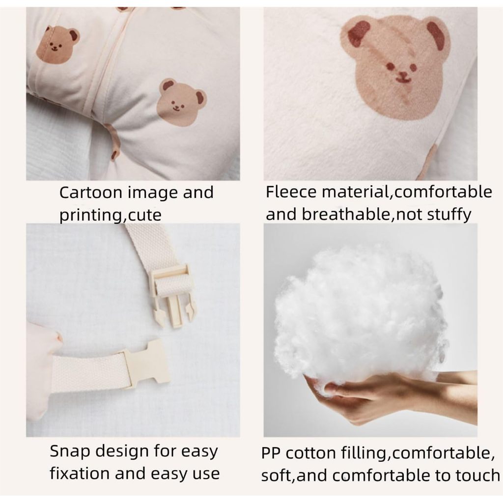 Mới Gối Ngủ Hình Chữ h Đỡ Đầu Và Cánh Tay Khi Đi Xe Hơi Dành Cho Trẻ Em Và Người Lớn