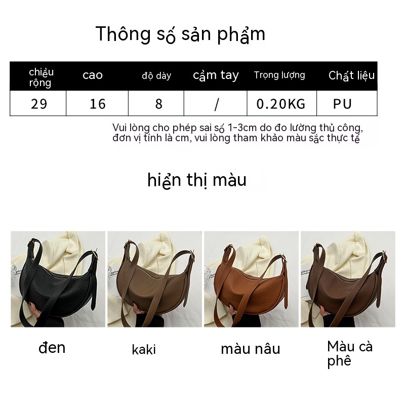 QIANLUO túi đeo chéo túi tote 2023NEW Cute Thiết kế độc đáo Phối hợp với nhiều trang phục Dành Cho Nữ GDJ2300AX2 45Z231109