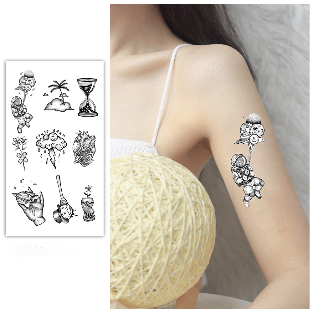 Hình Xăm Dán Chống Thấm Nước Hình Động Vật Và Cây Cối Độc Đáo