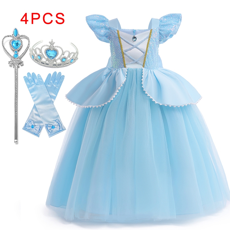 Đầm bé gái MQATZ SMR048 cosplay công chúa dự tiệc sinh nhật