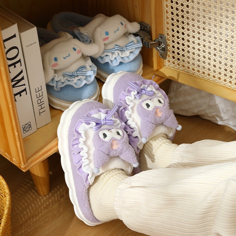 MUCHAO Dép đi trong nhà đế mềm thời trang thoải mái