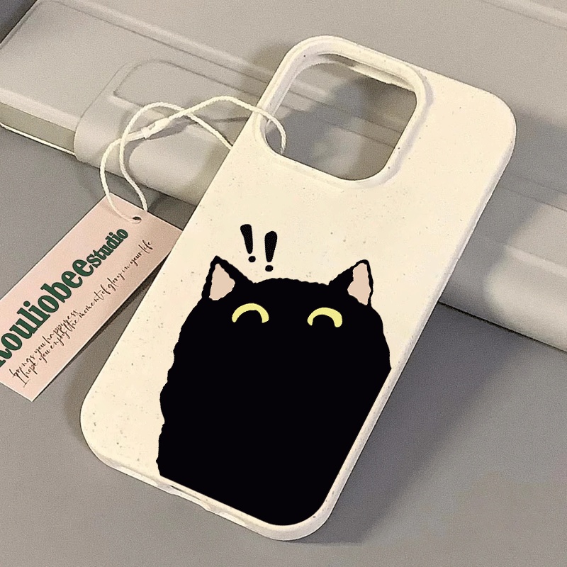 Ốp Điện Thoại tpu Mềm Chống Sốc In Hình Mèo Phản Quang laser Cho iphone15 11 11 15pro 15Rrm 1