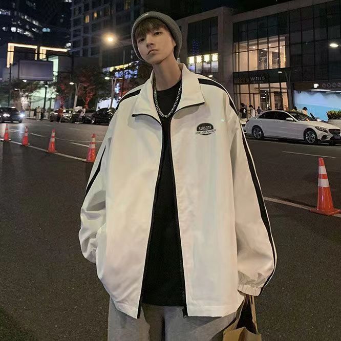 Áo Khoác Bóng Chày Mỏng Dáng Rộng Thời Trang Xuân Thu Cho Nam