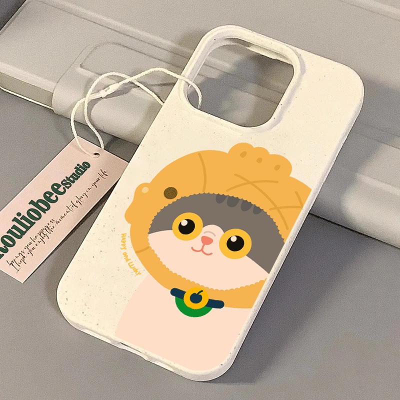 Ốp Điện Thoại tpu Mềm Chống Sốc In Hình Mèo Phản Quang laser Cho iphone15 11 11 15pro 15Rrm 1