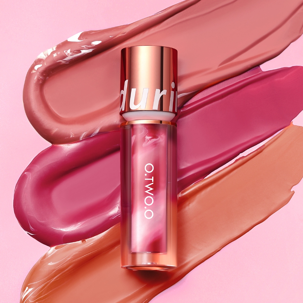 O.two.o 8Color Ultra Stay Lorepop Lip Glaze Chống Dính Mềm Mịn Dưỡng Ẩm Nước Giàu & Màu Sắc Nổi Bật Matte Chống Thấm Nước Không Khô Trang Điểm Môi