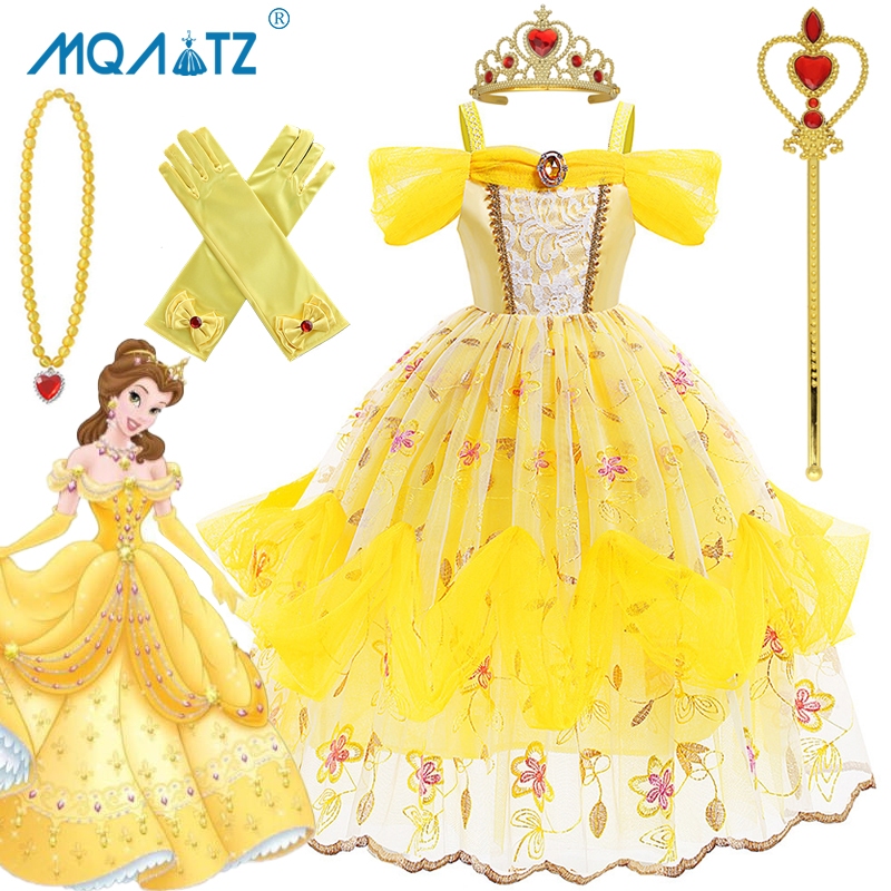 Đầm sinh nhật MQATZ SMR043 cosplay công chúa cho bé gái 2-10 tuổi dự tiệc