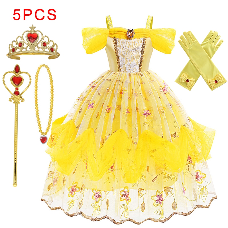 Đầm sinh nhật MQATZ SMR043 cosplay công chúa cho bé gái 2-10 tuổi dự tiệc