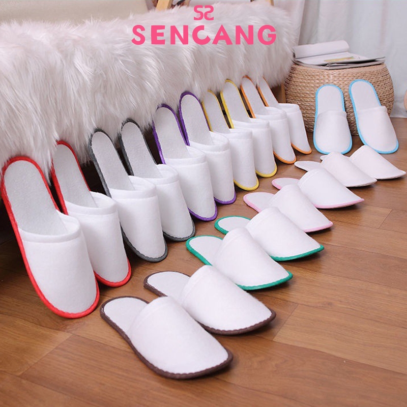 Dép Đi Trong Nhà 9 Màu Tùy Chọn Dày 4mm Dành Cho Nam Nữ Size 35-40